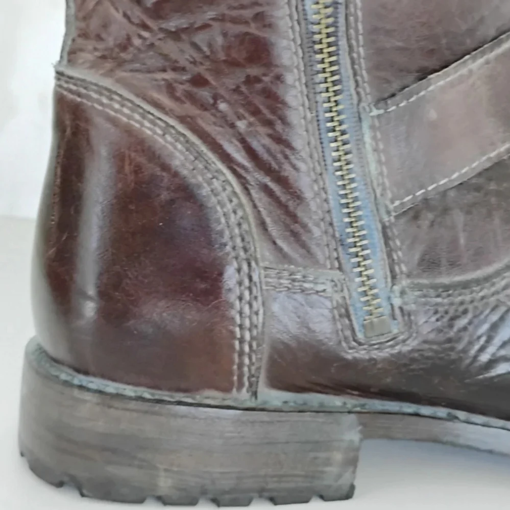 Bed Stu Ashton Men's Leather Boots Size 9.5